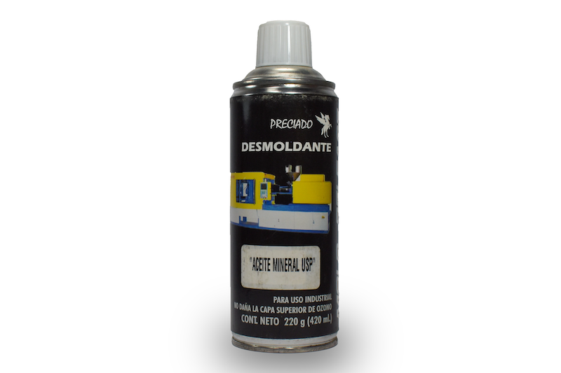 DESMOLDANTE PRECIADO BASE ACEITE MINERAL EN AEROSOL